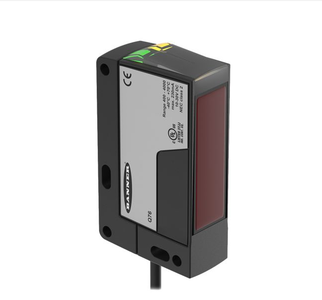 Banner - Sensor retrorreflectante de haz ancho Serie Q76E