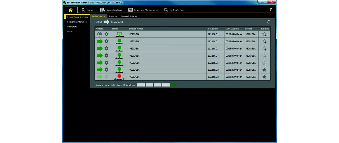 Banner - Software Vision Manager